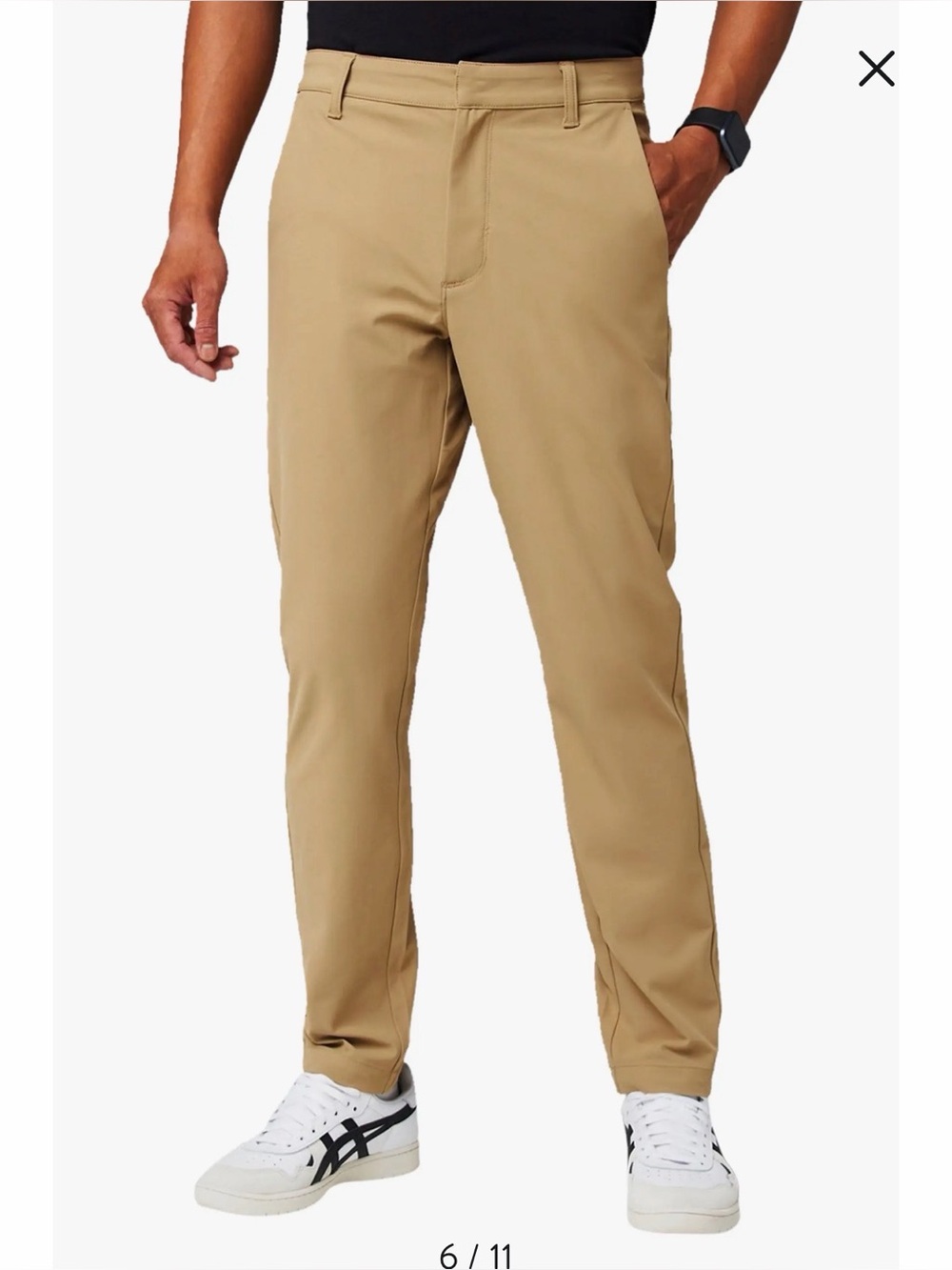 Fabletics The Don 5 pocket Mens Pants Dark Twill Size 30x32 (31x30) Performance